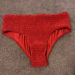 Red Amalfi Bikini Bottoms